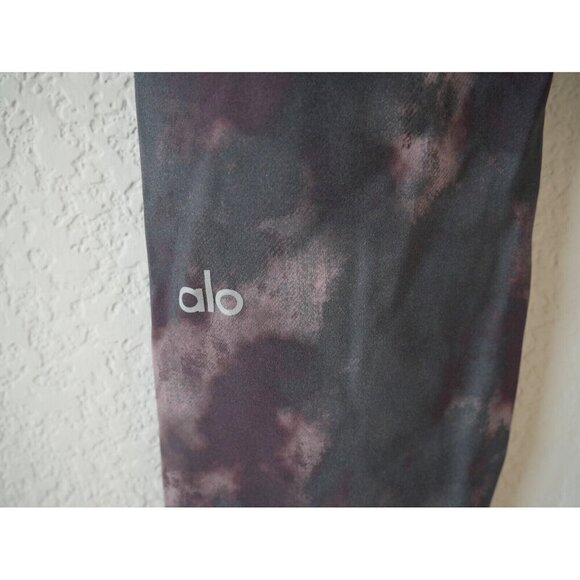 Alo Yoga Womens Solarized Hi-Rise Tie Dye Leggings Gym Running Comfort Active M - Picture 7 of 9